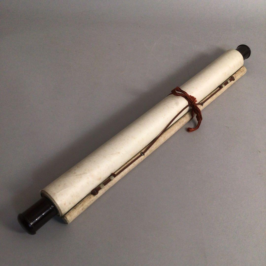 No4137 掛軸　作者不詳　在印　三駿図　1987年　中国画　水墨画　送料無料