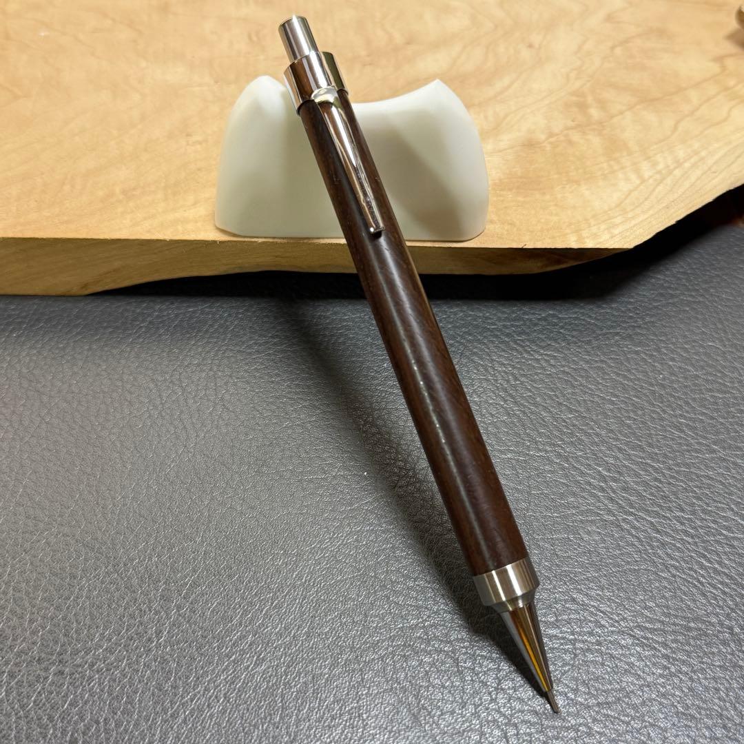 149モンゾ木製シャーペン　強低重心R ステンレス
