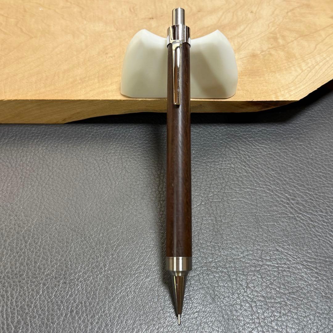 149モンゾ木製シャーペン　強低重心R ステンレス