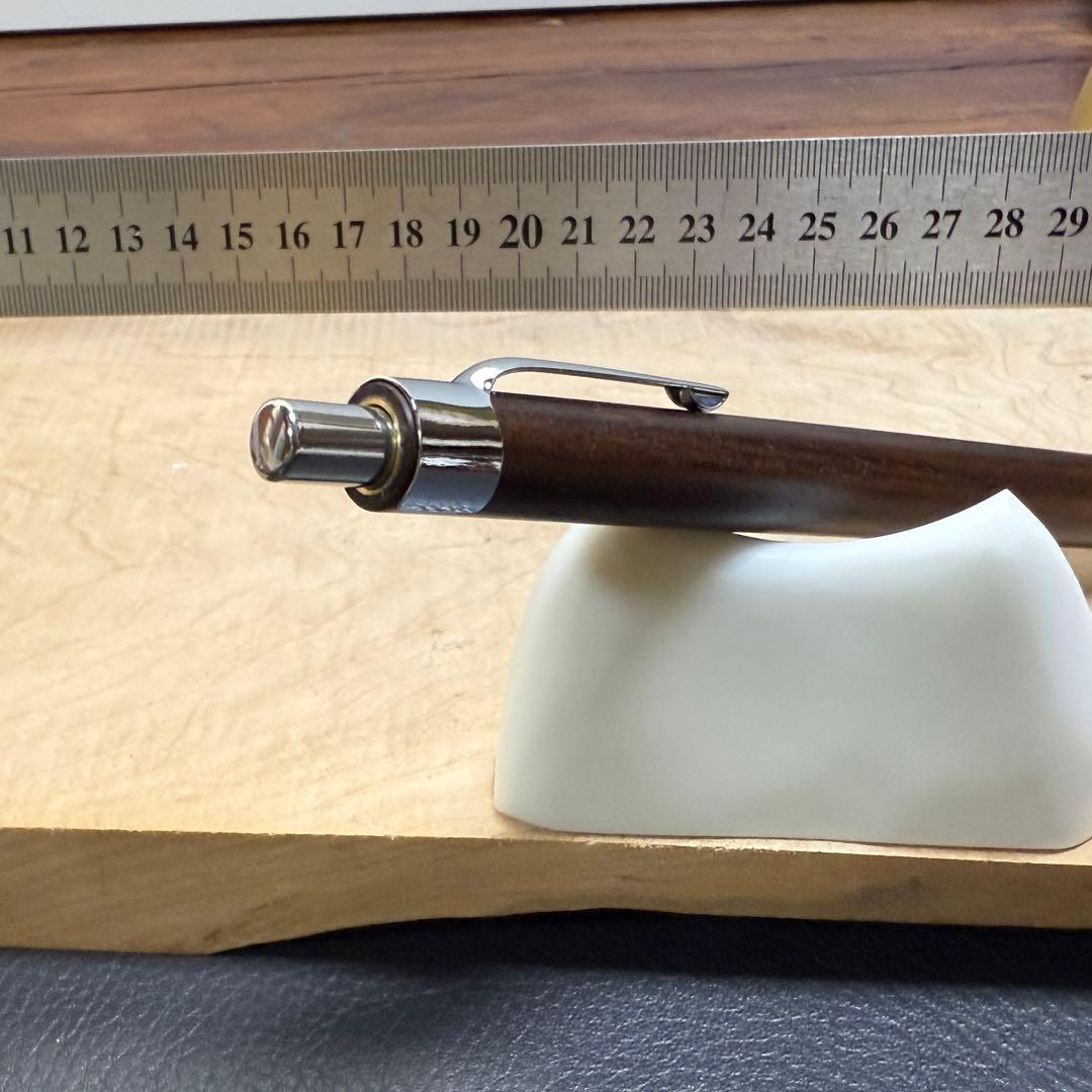 149モンゾ木製シャーペン　強低重心R ステンレス