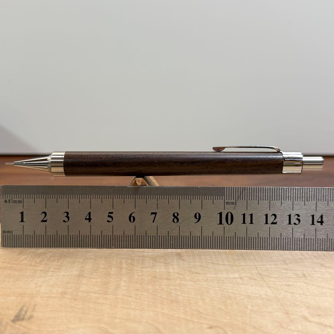 149モンゾ木製シャーペン　強低重心R ステンレス