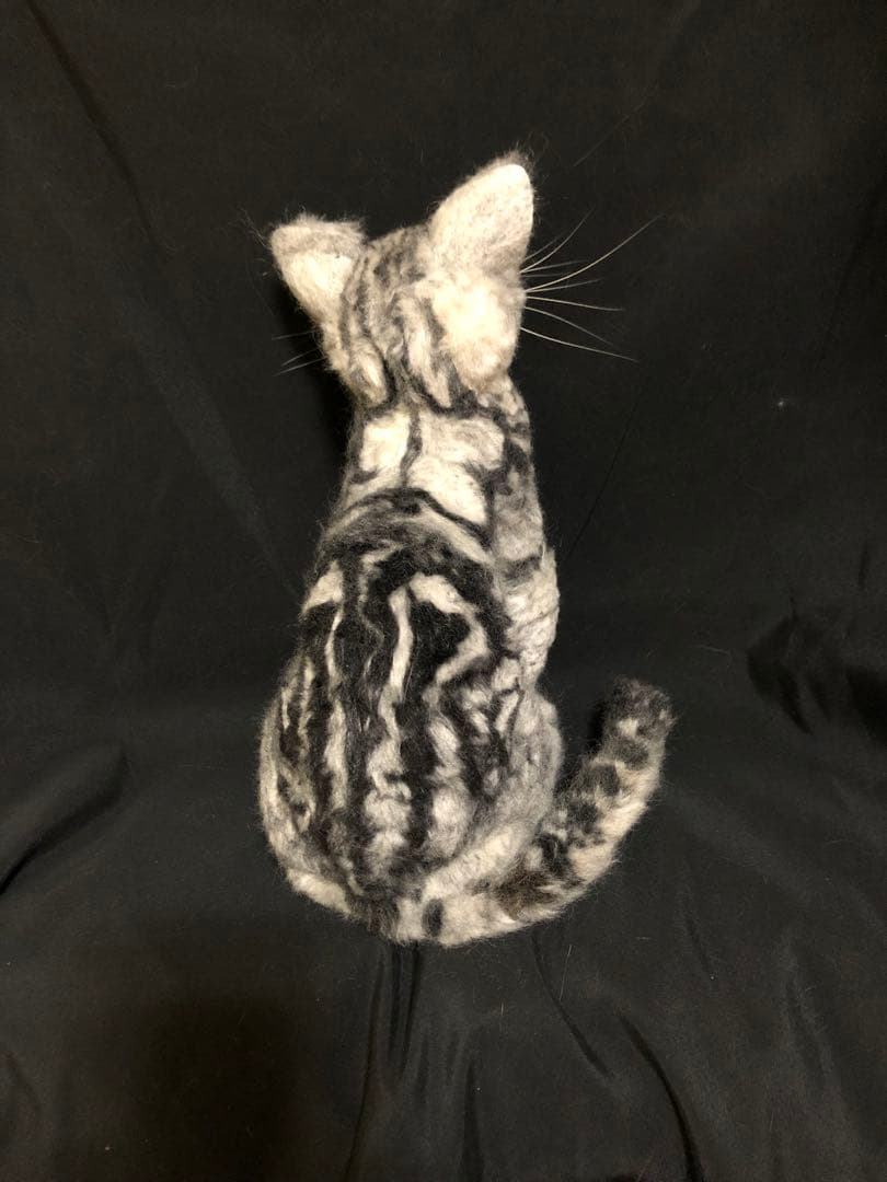 羊毛フェルト　アメショー　アメリカンショートヘア　猫　オーダー　うちの子