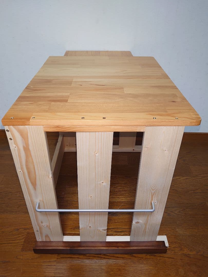 【累積230台目】パチスロを置く台・1台用シンプルスタンド★マガジンラック付き