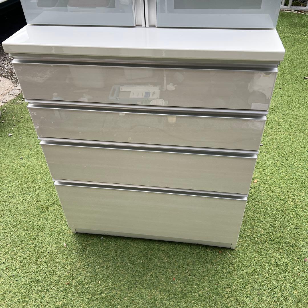 【横浜・川崎】ニトリ　食器棚　幅80cm チェルシープレミアム　キッチンボード