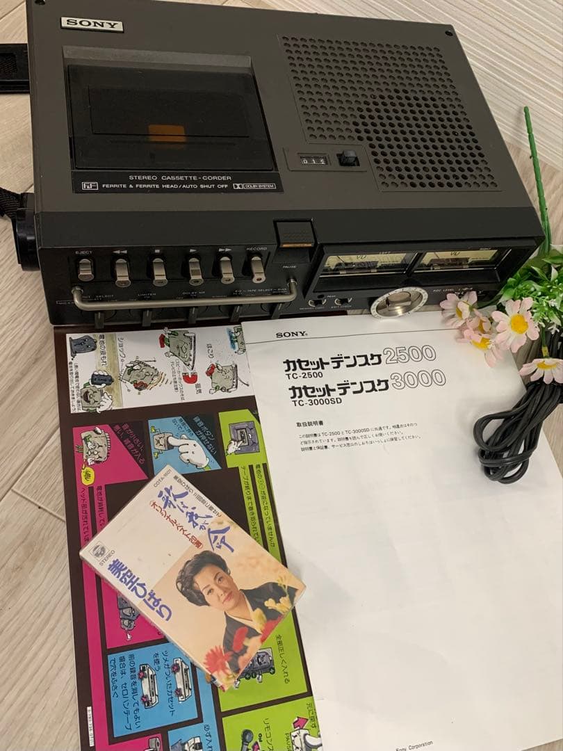 美品！希少品 SONYソニー TC-3000 SD カセット中古品 動作品
