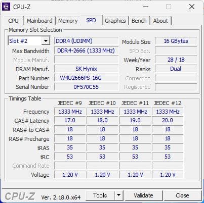 DDR4 16GBx2 メモリ panram W4U2666PS-16G