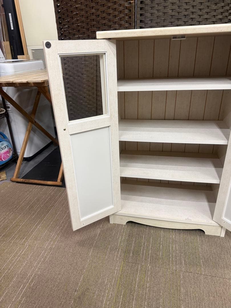 【洗浄消毒作業済】【完成品】ニトリ　キャビネット　(リズバレーSLM9060G)