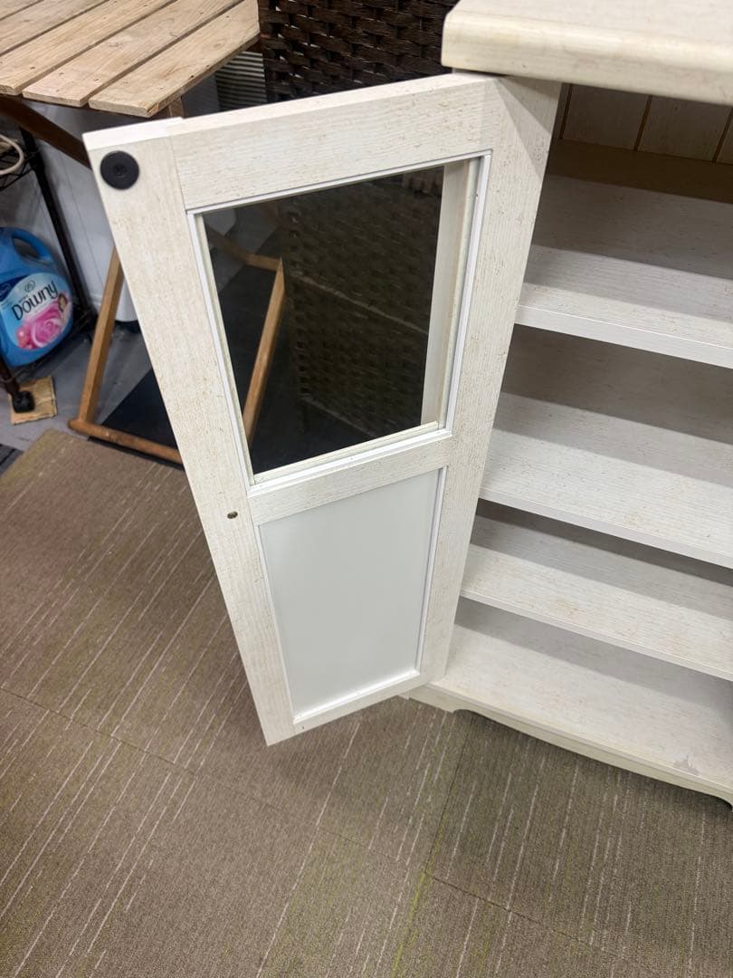 【洗浄消毒作業済】【完成品】ニトリ　キャビネット　(リズバレーSLM9060G)