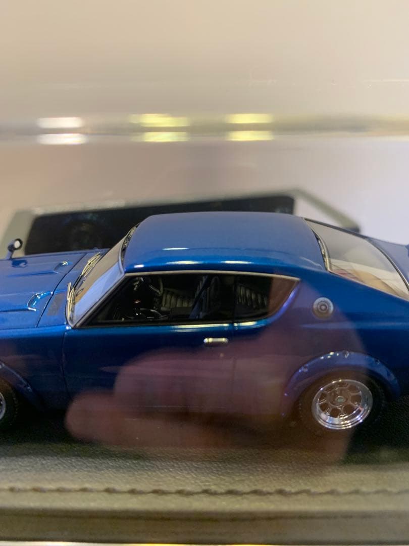 イグニッションモデル　1/43 スカイライン　GT-R KPGC110 ブルー