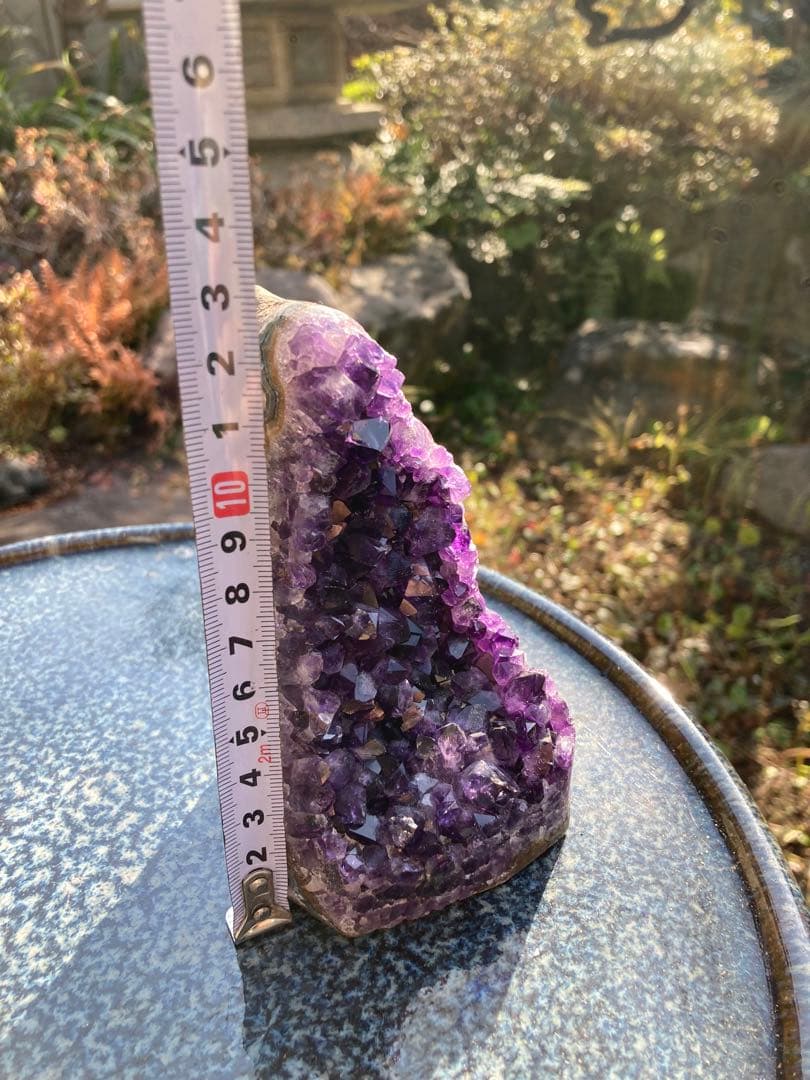 アメジスト結晶 置物　二月の誕生石　パワーストーン　ヒーリング