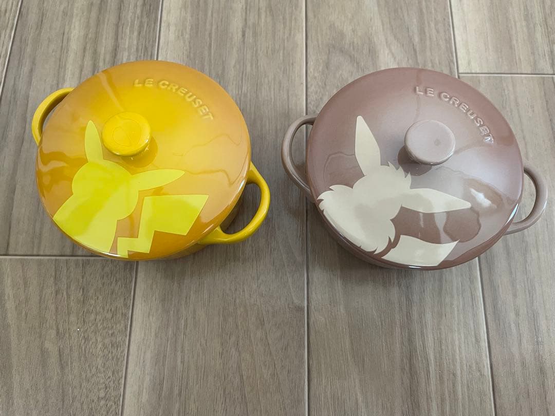 【新品未使用】LE CREUSET ポケモン ミニ・ココット ピカチュウイーブイ