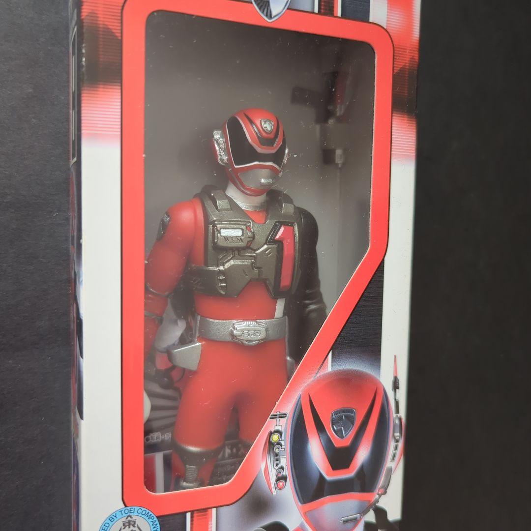 【新品・未開封】　戦隊ヒーローシリーズ　ソフビ デカレンジャー　デカレッドセット