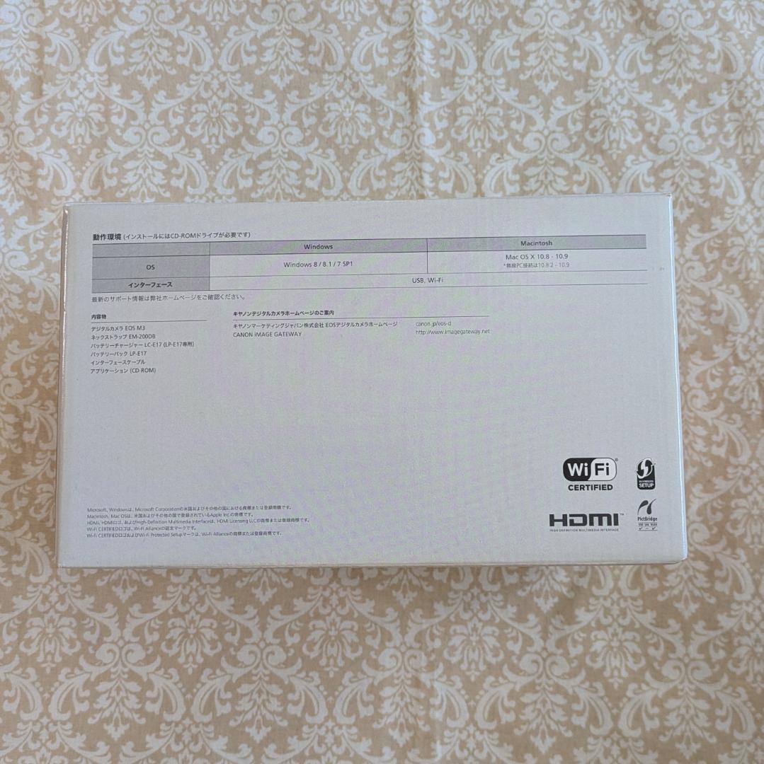 Canon EOS M3 ミラーレス一眼 ダブルレンズ