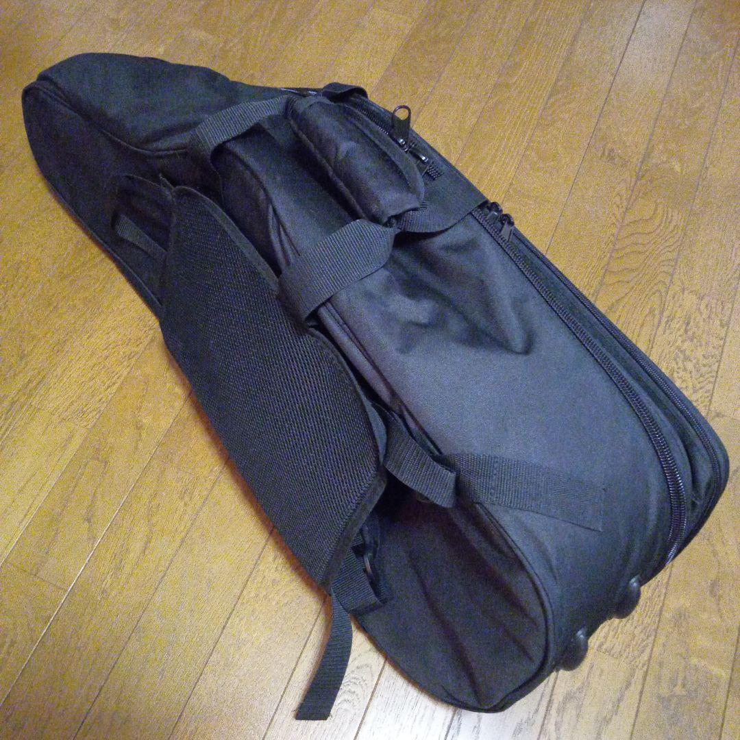 テナーサックス用ソフトケース 黒 ナイロン製 (超軽量)