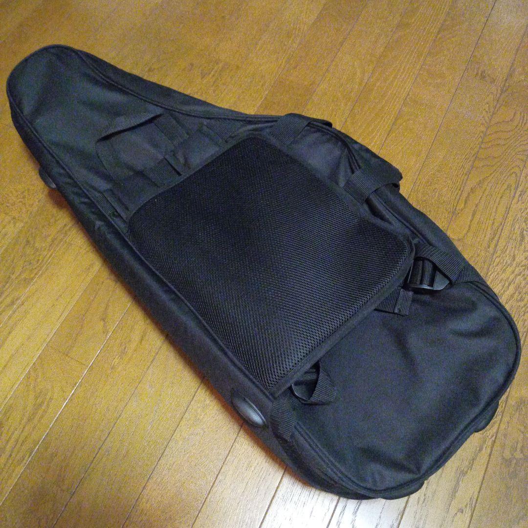 テナーサックス用ソフトケース 黒 ナイロン製 (超軽量)