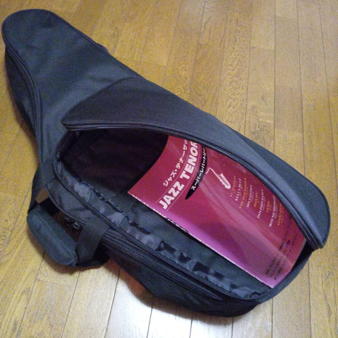 テナーサックス用ソフトケース 黒 ナイロン製 (超軽量)