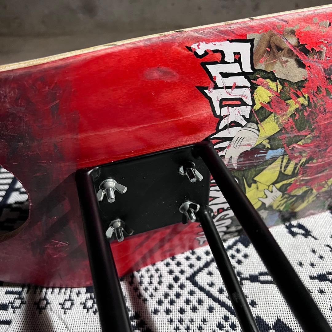 ✅スケボー　スツール　ベンチ　イス　チェア　サイドテーブル　ローテーブル　143