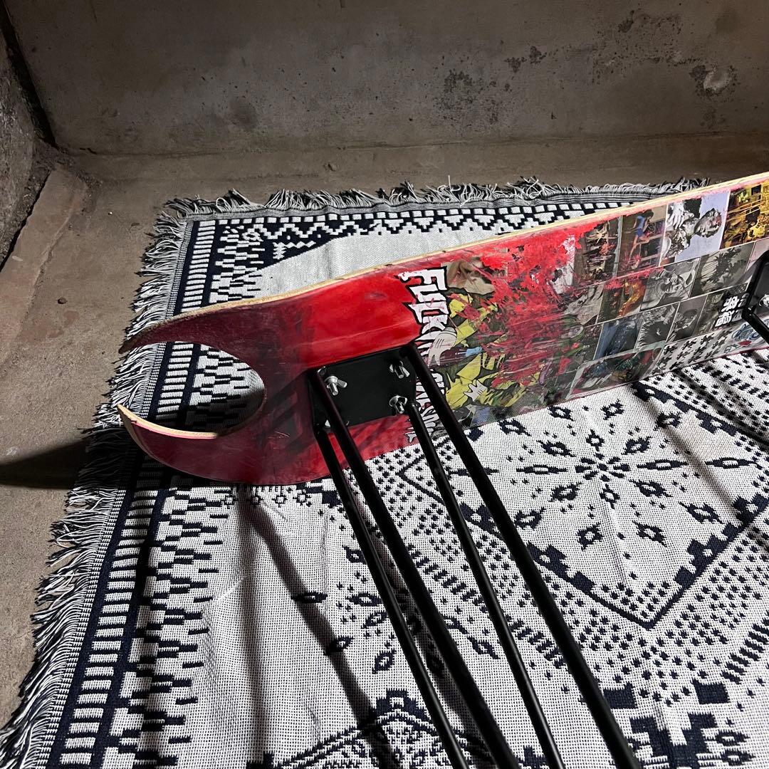 ✅スケボー　スツール　ベンチ　イス　チェア　サイドテーブル　ローテーブル　143