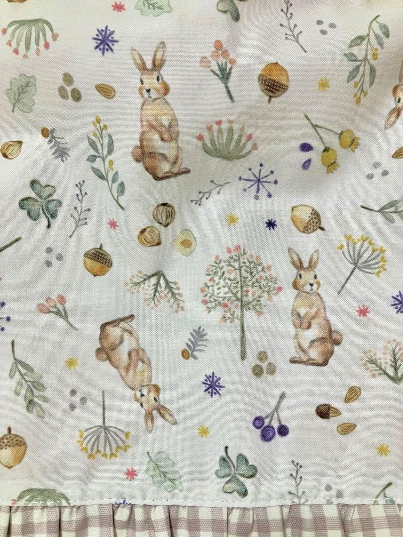 入園入学グッズ レッスンバック 上靴入れ 体操着袋 ハンドメイドミルキーラビット