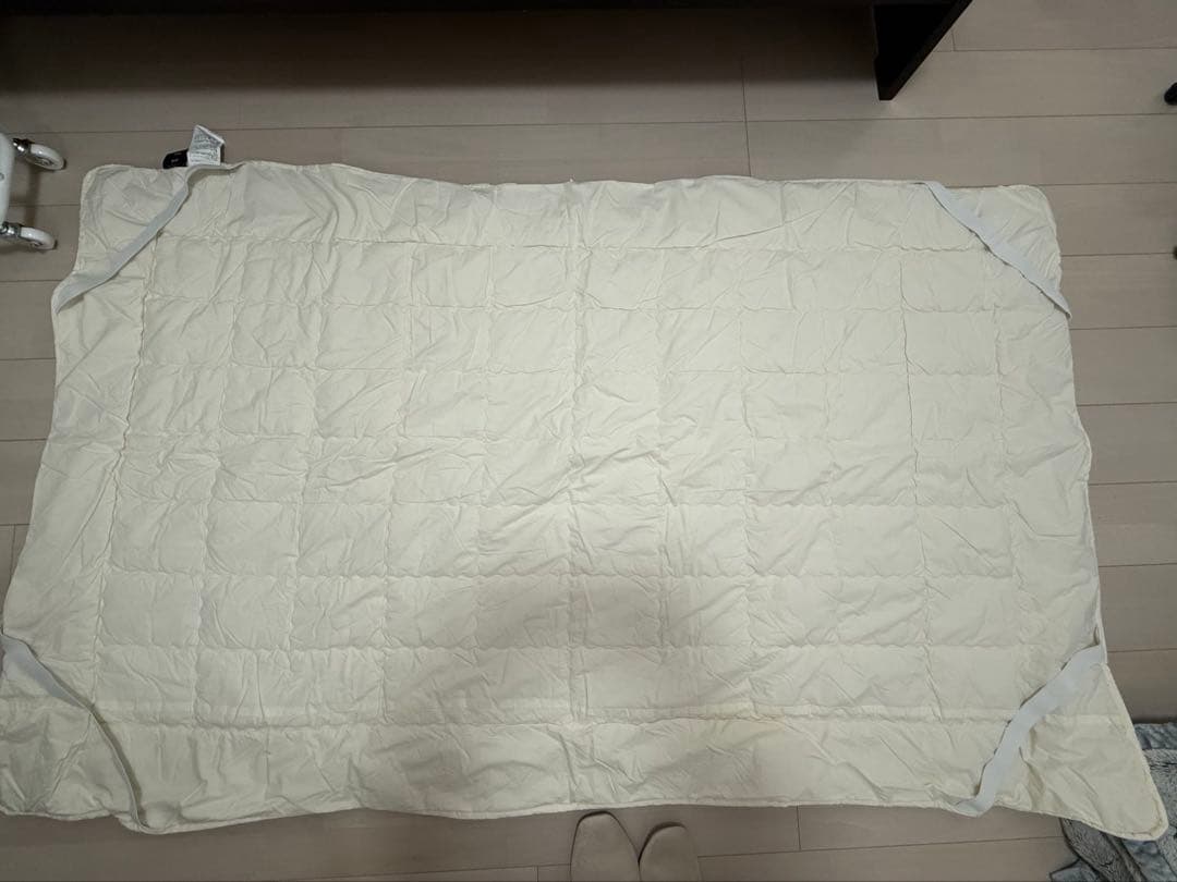 洗えるベッドパッド サフォーク種 ウール100％ セミダブル キナリ