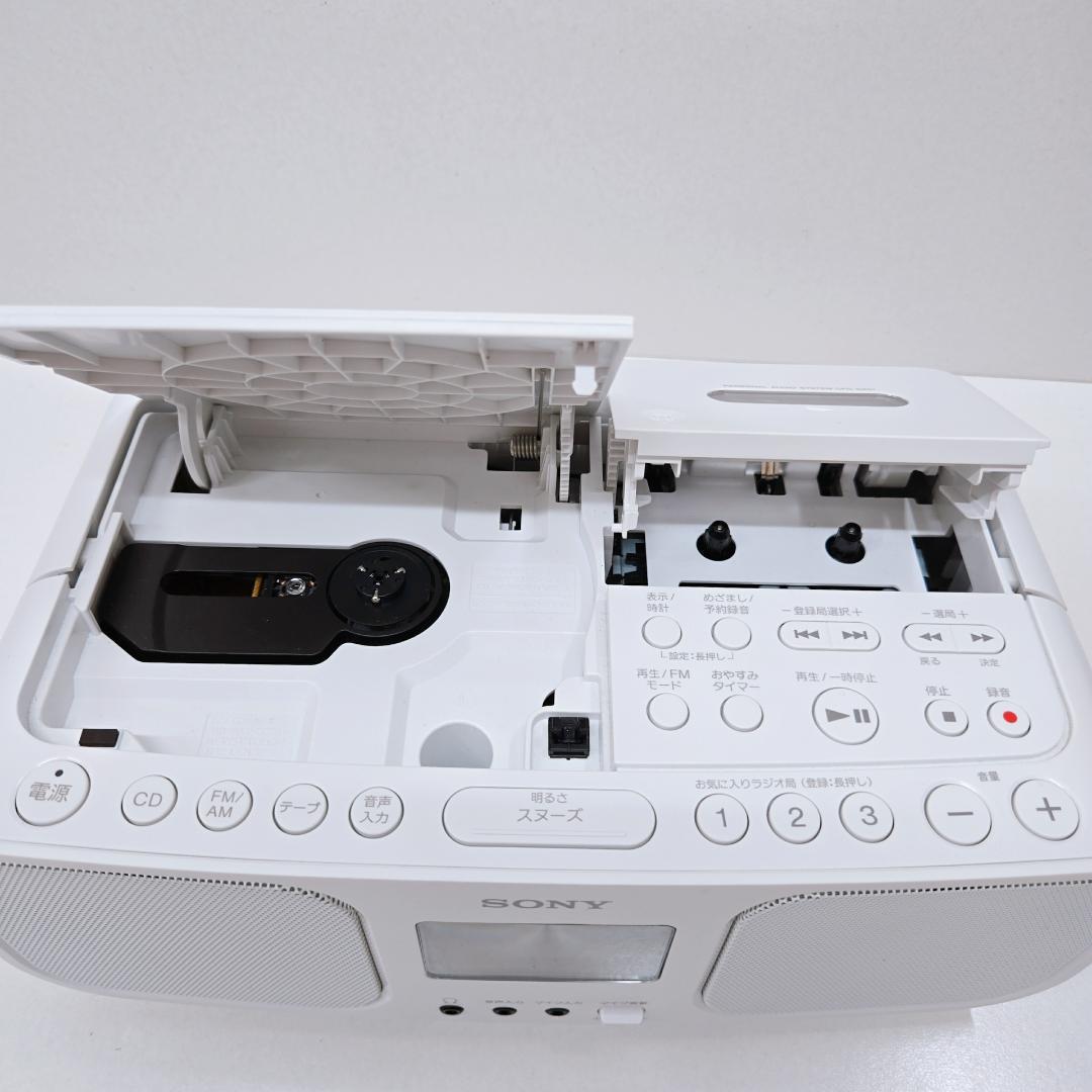 【美品】SONY CDラジオカセットレコーダー CFD-S401