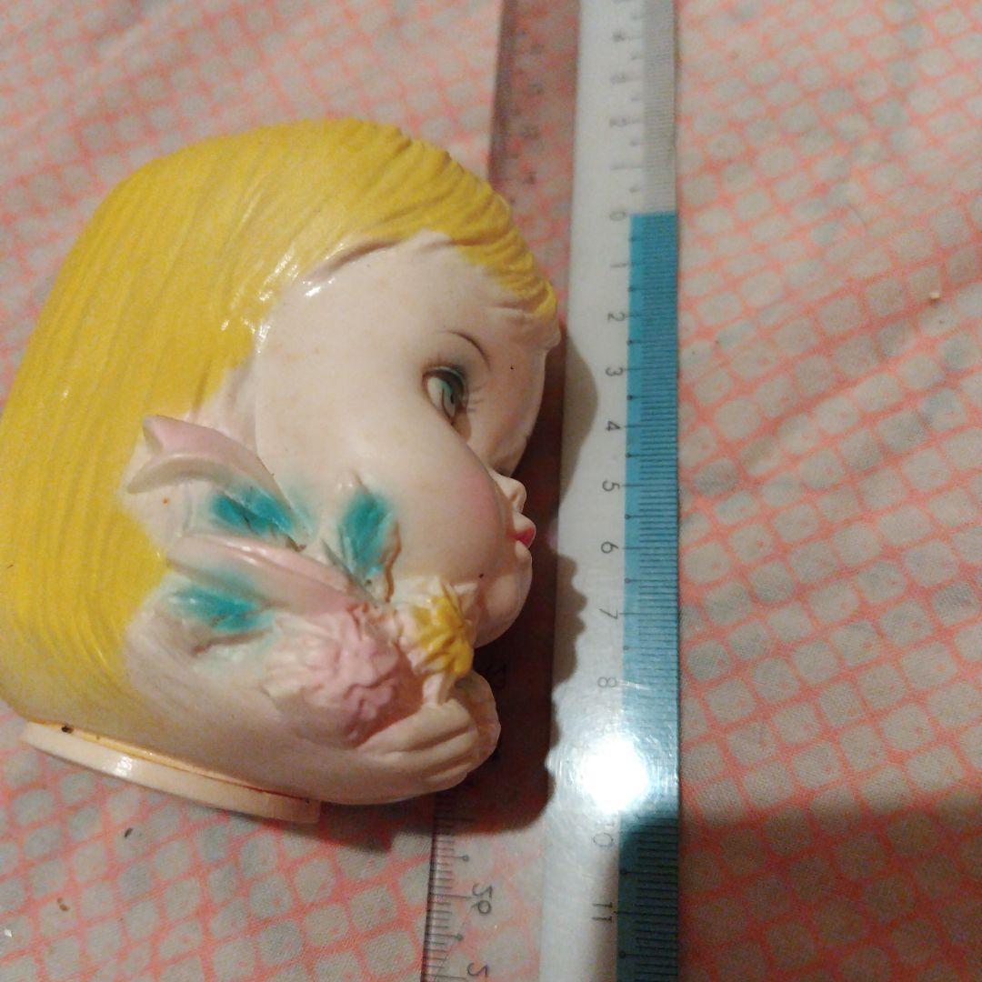 昭和レトロ　ダリアちゃん　ソフビ貯金箱 約10cm　そごうデパート　販促品　希少