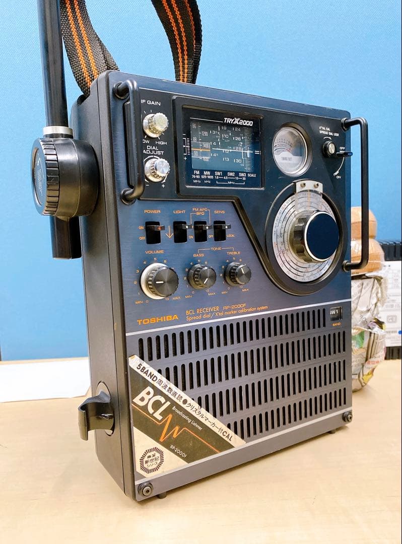 東芝 TRYX2000 RP-2000F BCLラジオ 短波受信機 昭和レトロ