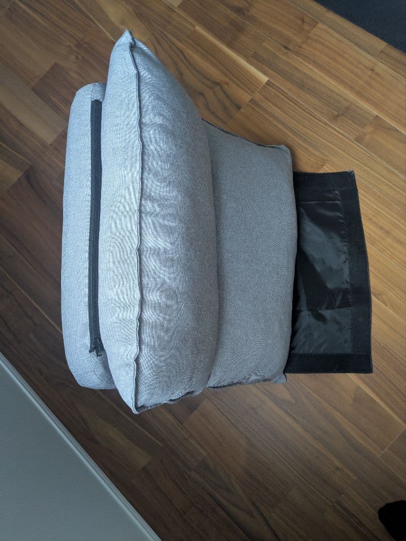 背もたれ単品カバーが洗えるリクライニングローソファーグータラグ/Guutarug