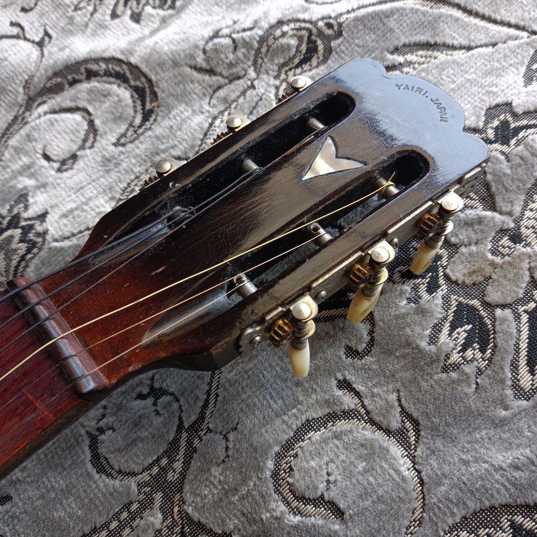 “稀有 YAIRI JAPAN 刻印“ 矢入鉄弦ヴィンテージギター 総単板？