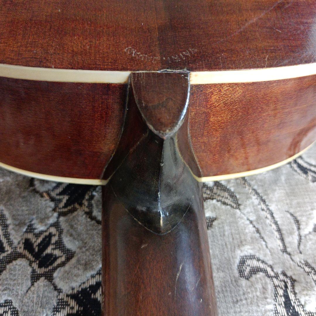 “稀有 YAIRI JAPAN 刻印“ 矢入鉄弦ヴィンテージギター 総単板？