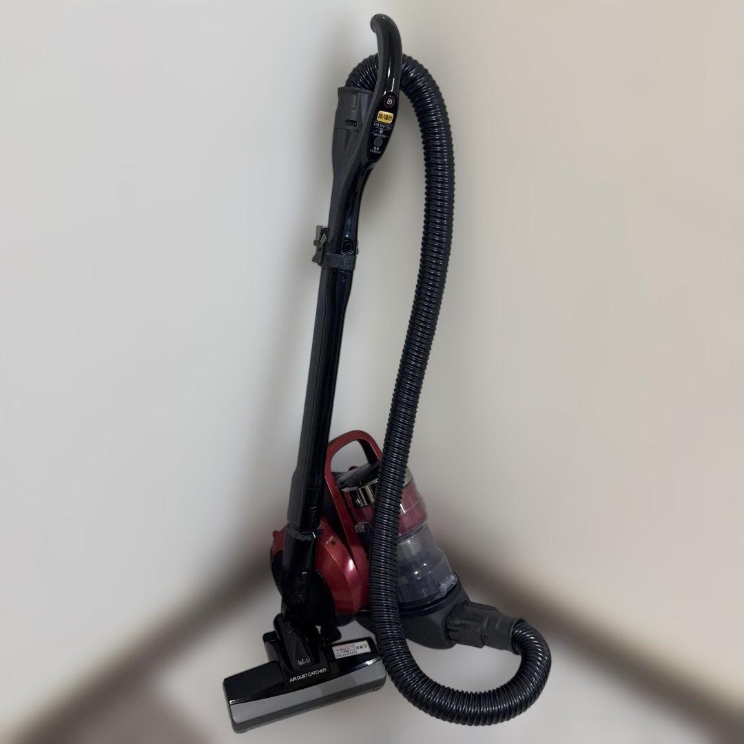 送料込 Panasonic サイクロン式掃除機 プチサイクロン メタリックレッド