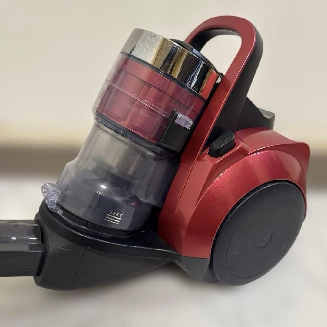 送料込 Panasonic サイクロン式掃除機 プチサイクロン メタリックレッド