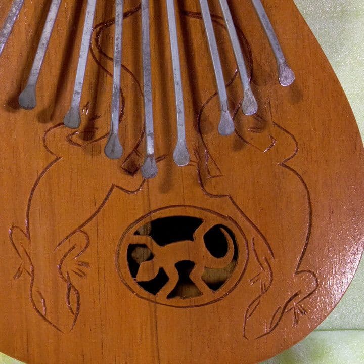 インドネシア　民族楽器 　カリンバ　親指ピアノ　ハンドオルゴール　レトロ