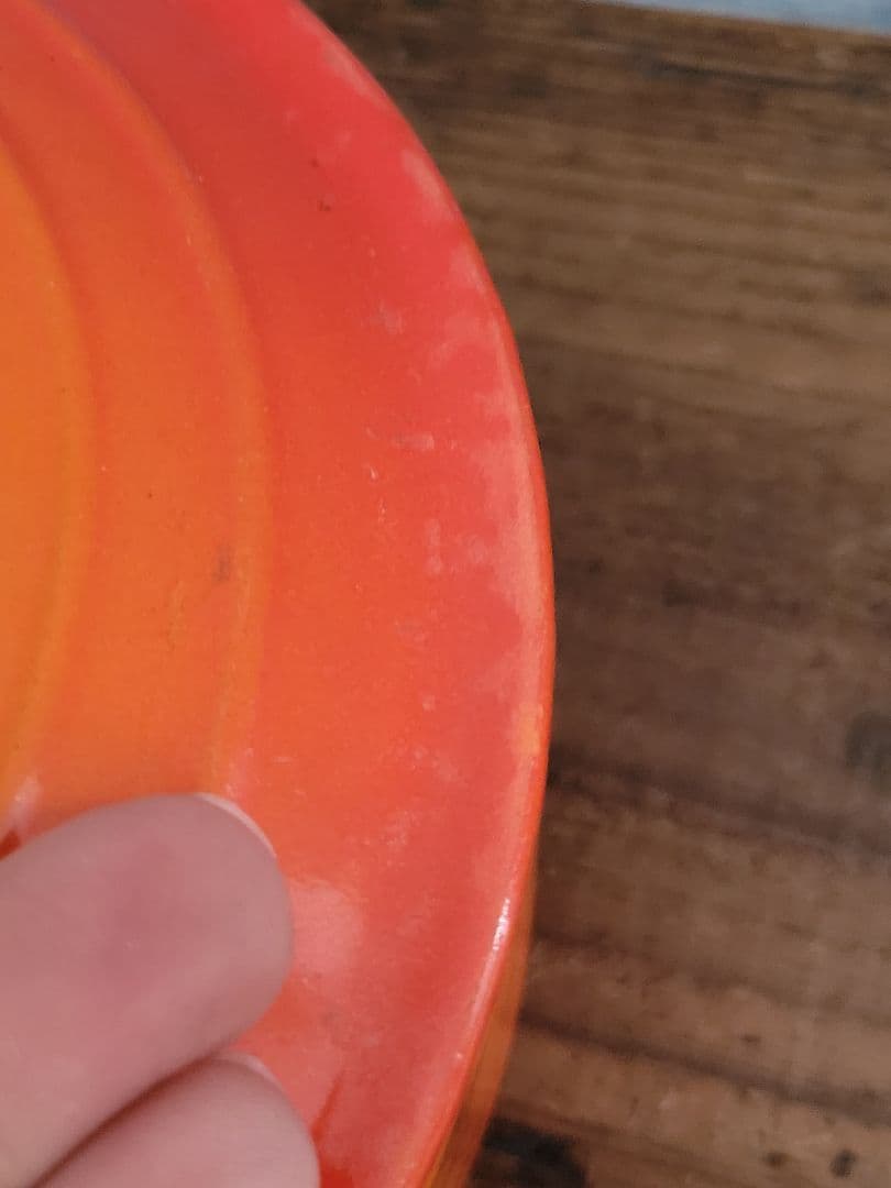 LE CREUSET ルクルーゼ 片手鍋 ソースパン オレンジ 約18cm