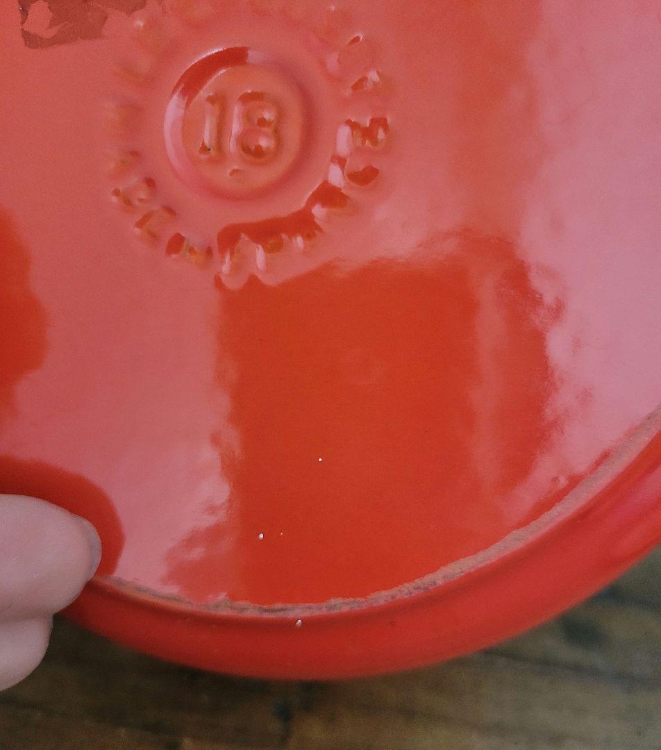 LE CREUSET ルクルーゼ 片手鍋 ソースパン オレンジ 約18cm