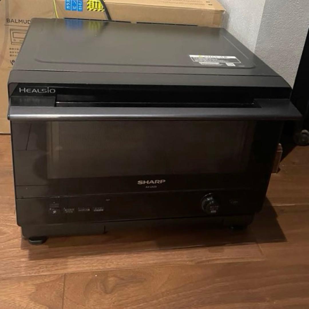 SHARP HEALSIO 黒色 電子レンジ・オーブン