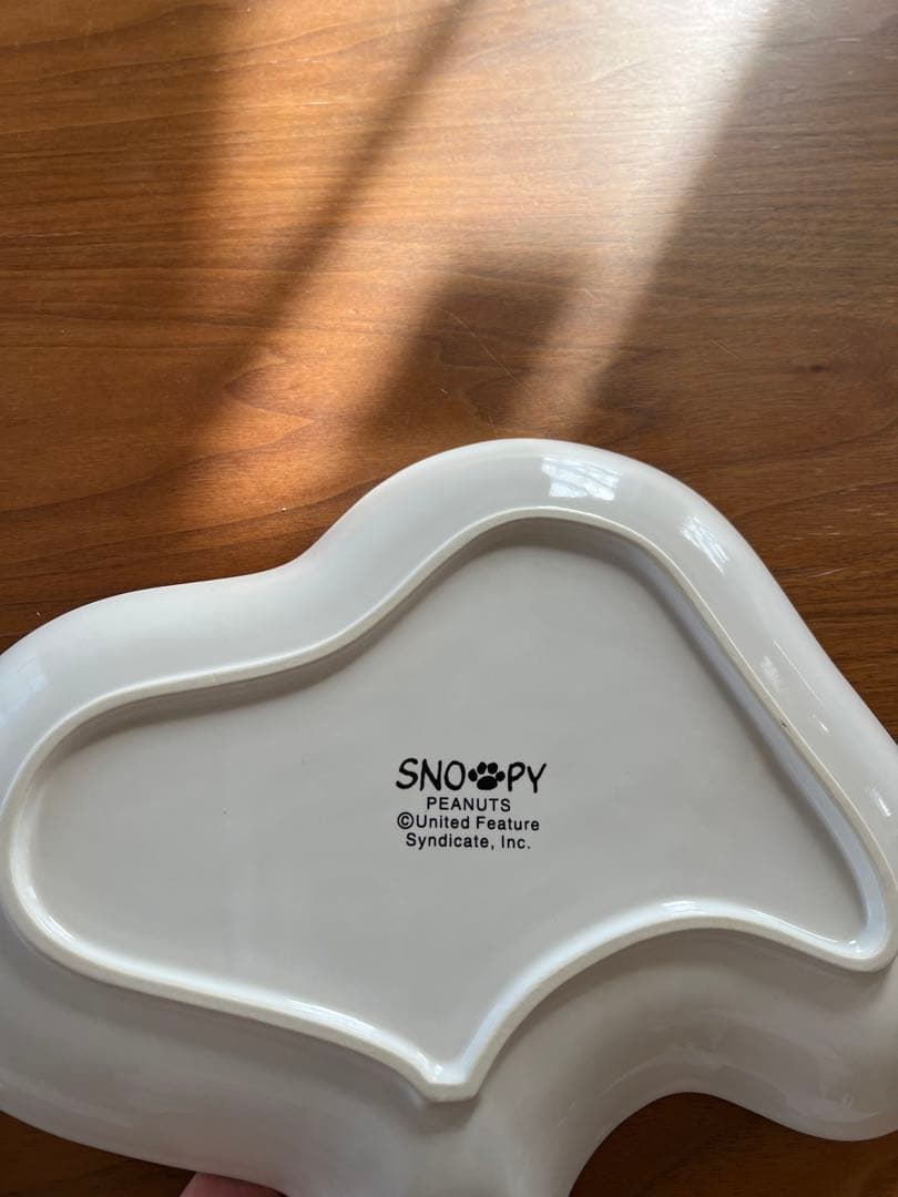 未使用スヌーピー ダイカットプレート　大皿、小皿セット