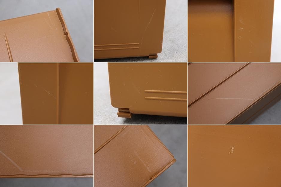 在庫2台 タッパーウェア スーパーチェスト ベルベット 1段 引き出し 収納