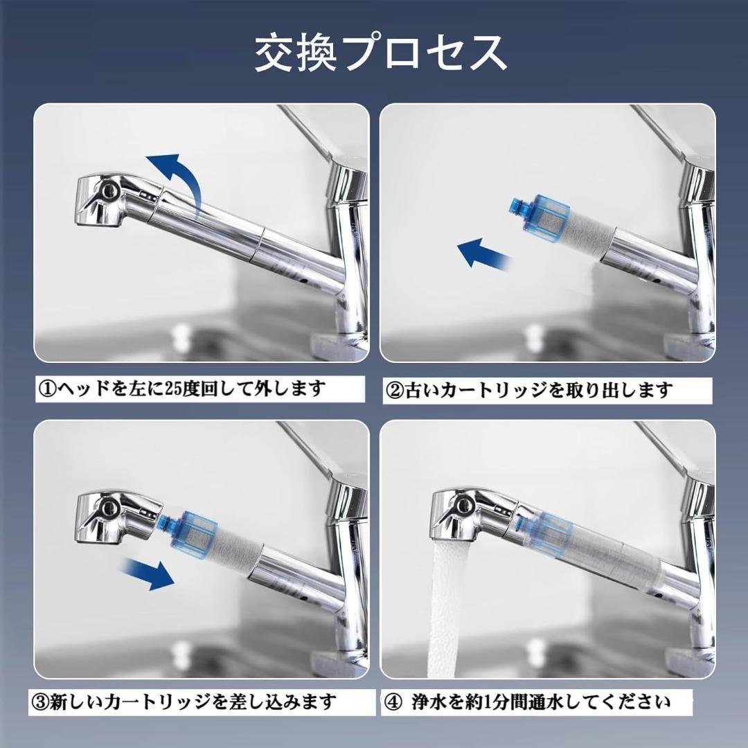 JF-K22-C 交換用浄水カートリッジ 15+2物質・高塩素除去タイプ３本入り