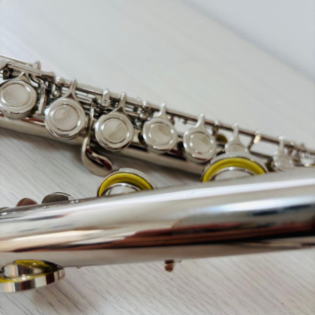 BQKOZFIN フルート 16穴 木管楽器 Cキー 初心者 Eメカ付き