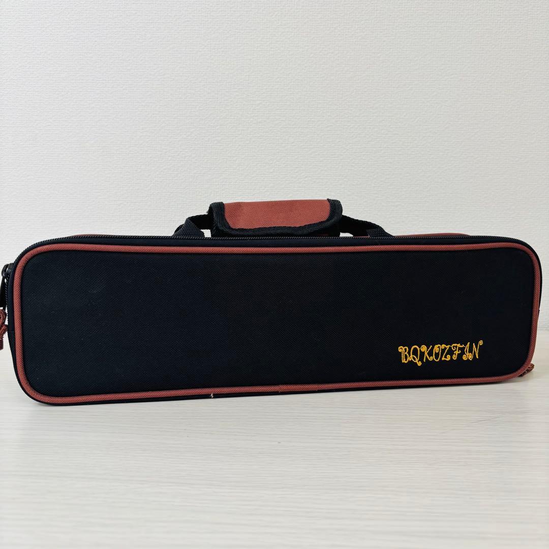 BQKOZFIN フルート 16穴 木管楽器 Cキー 初心者 Eメカ付き