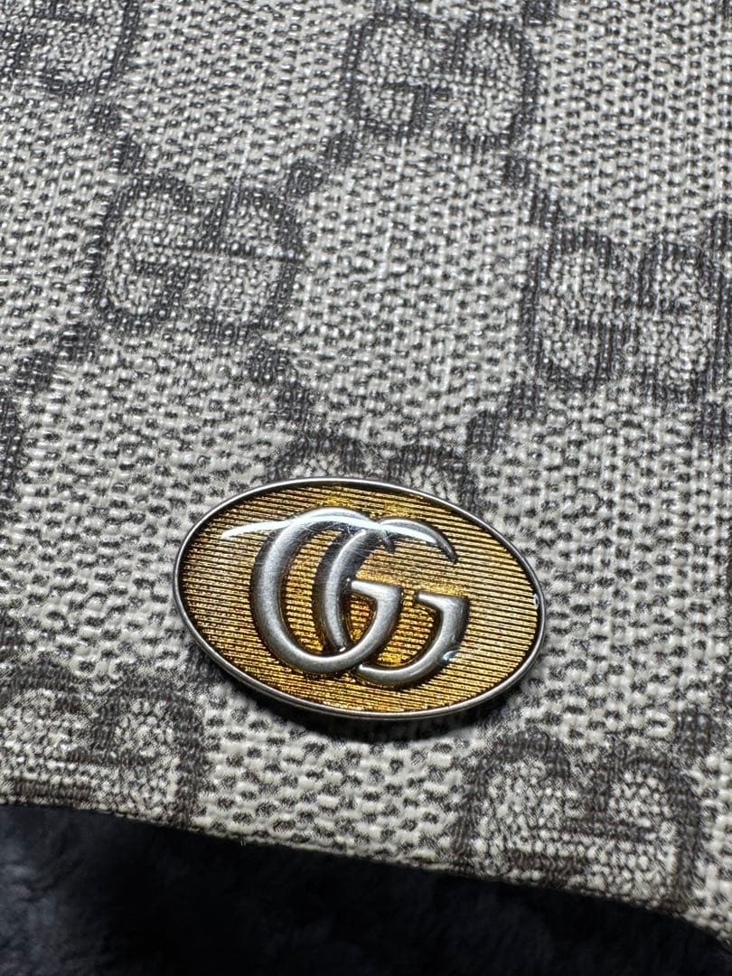 Gucci GGパターン ソフト 14promaxケース グレー