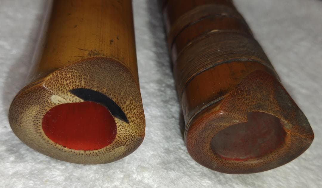 尺八２本と楽譜セット