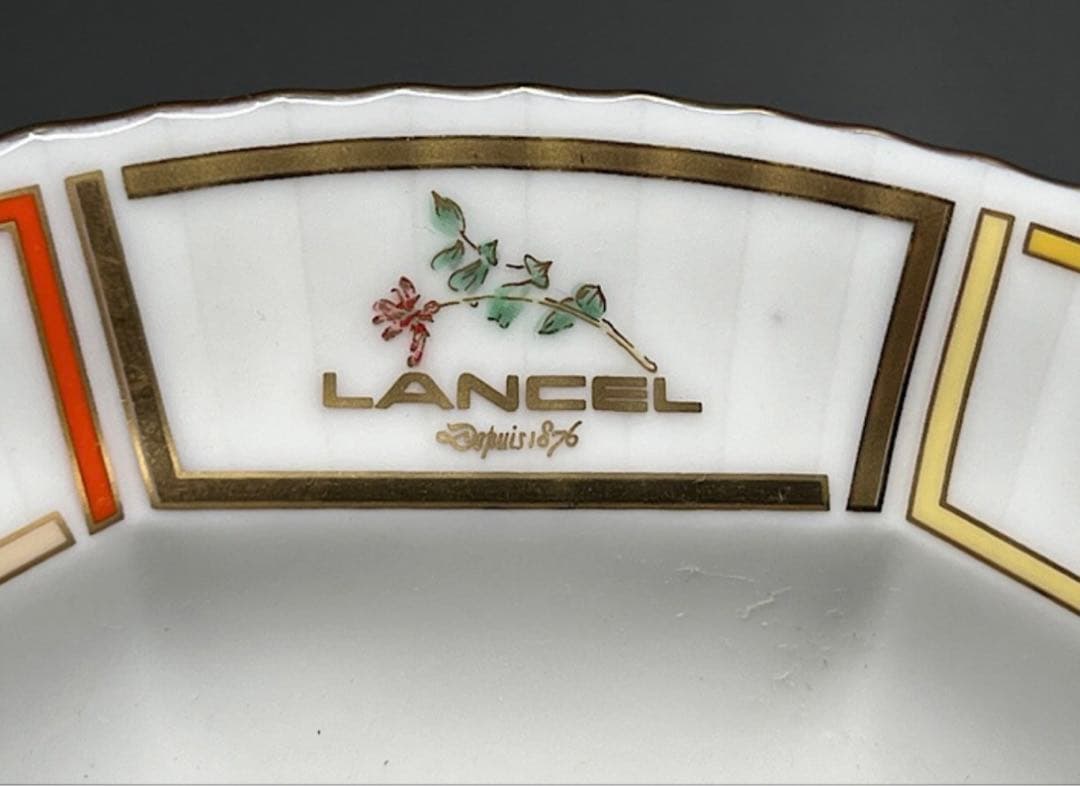 ✨送料込✨LANCEL マエバタ プレート ケーキ皿 6枚セット 法国製