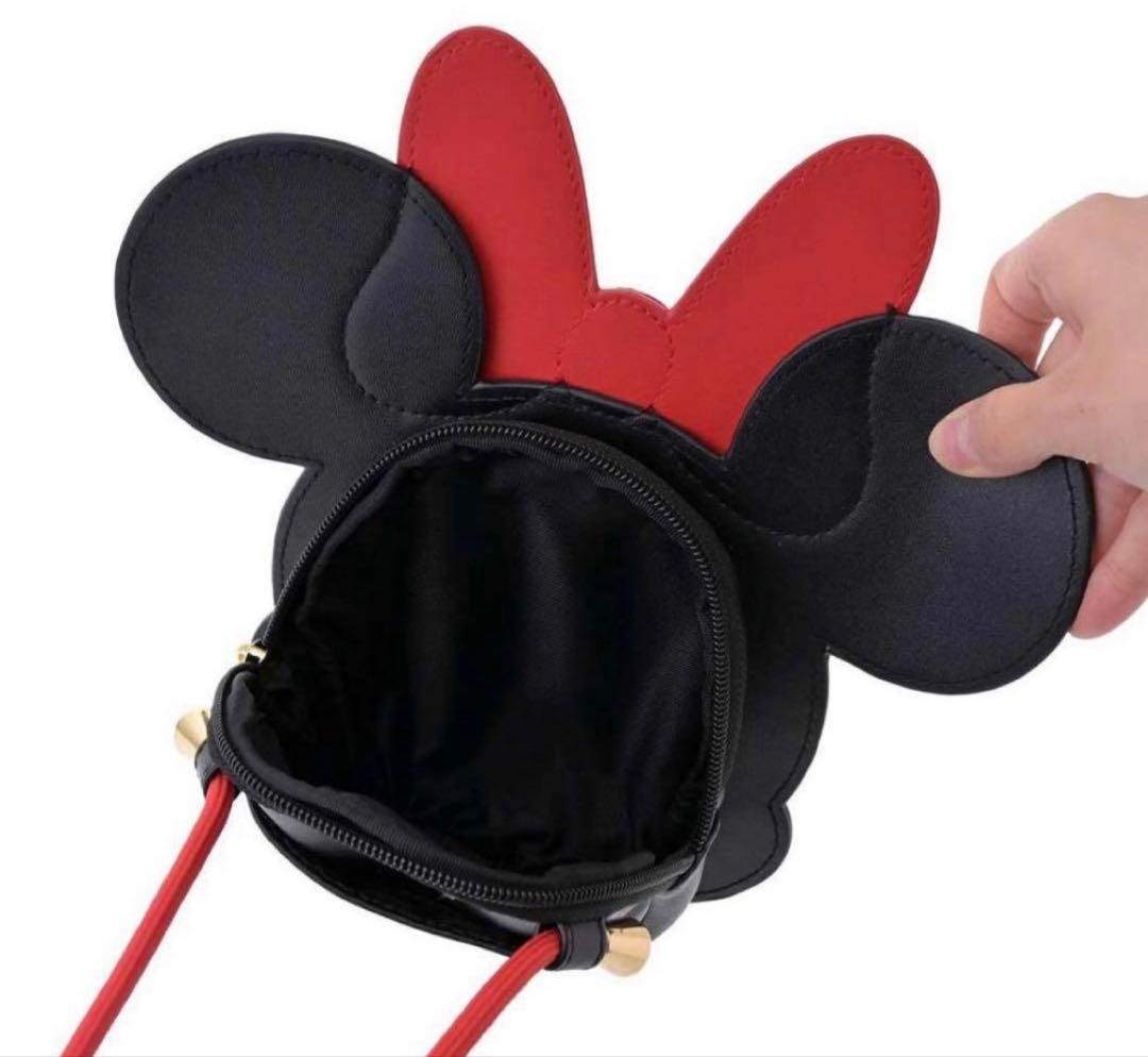 ディズニーストア ミッキー&フレンズ フェイスデザイン ポシェット　ミニー
