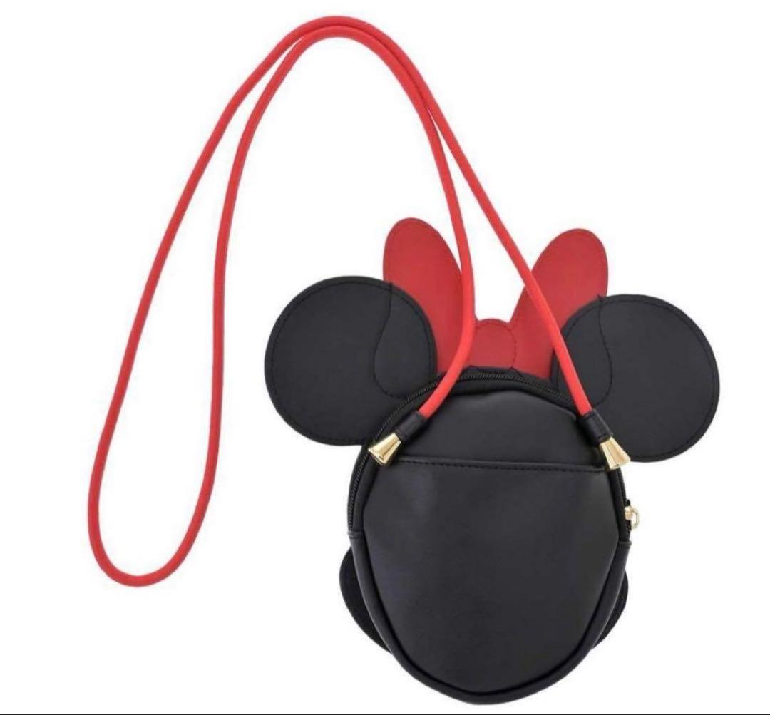 ディズニーストア ミッキー&フレンズ フェイスデザイン ポシェット　ミニー