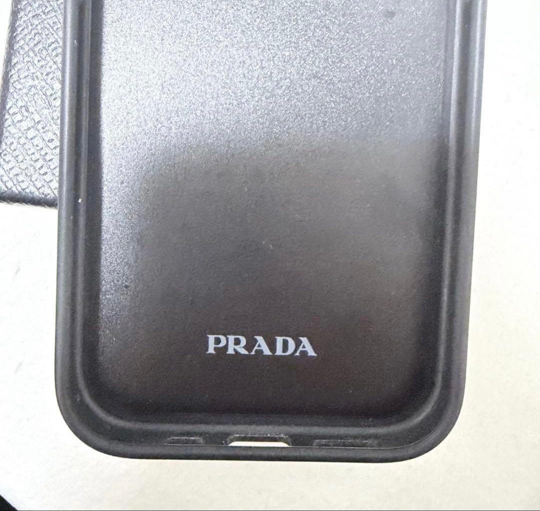 最終価額♡PRADA♡サフィアーノレザー iPhone15ケース
