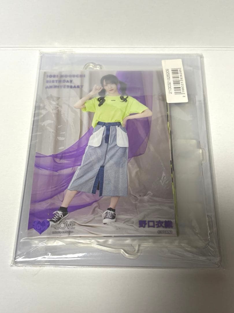 野口衣織 アクリルスタンド 生写真 生誕 2022