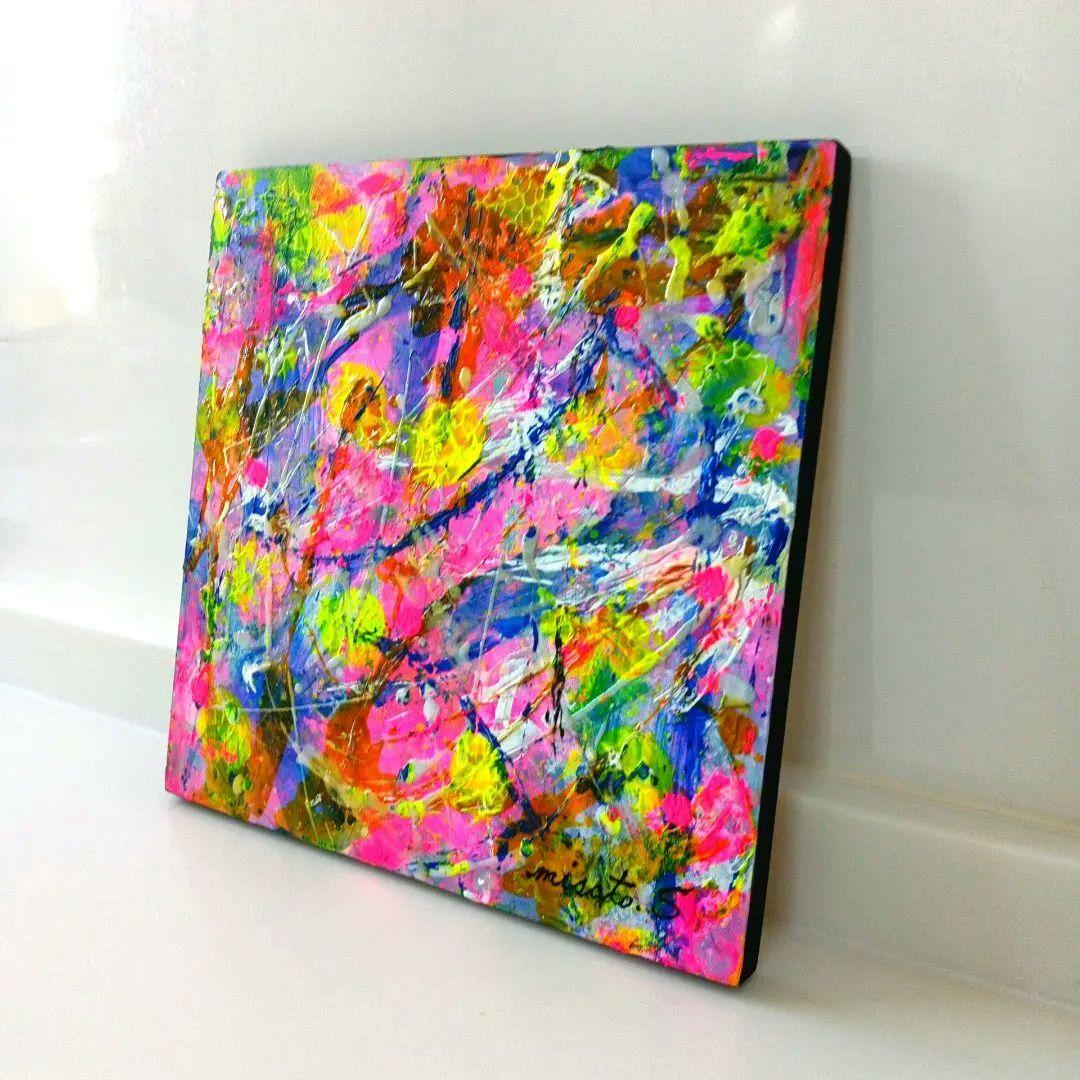 ☆抽象画、アクリル絵画、インテリア、フルイドア―ト、テクスチャア―ト