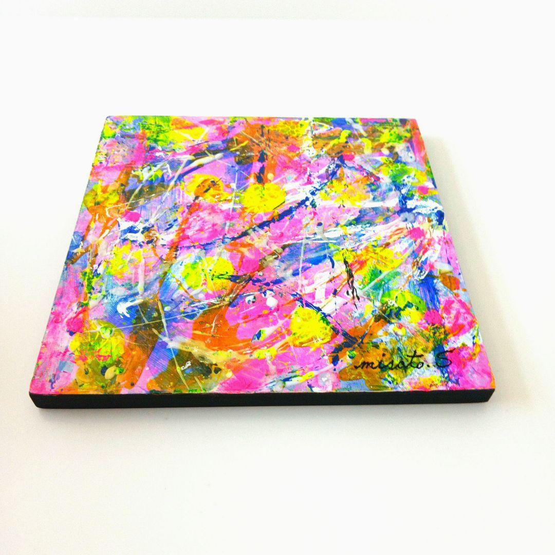 ☆抽象画、アクリル絵画、インテリア、フルイドア―ト、テクスチャア―ト